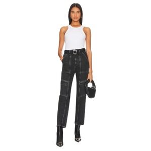 NWOT Agolde Cooper Cargo Jeans in Panther Size 34